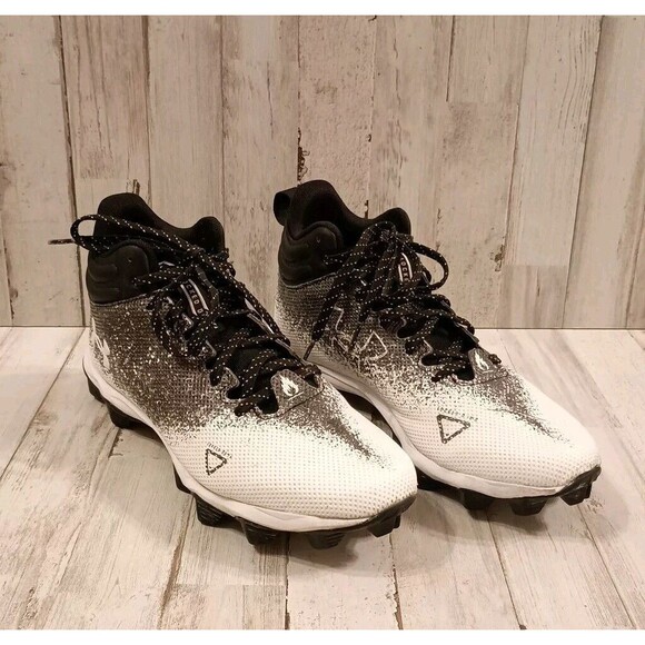 Under Armor Men's Football Cleats Size 7.5 Spotlight Fran 2.0 Shoes 3025084-001 - Picture 2 of 13